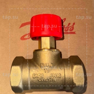 Клапан  ручной запорный Danfoss ASV-M, ДУ25, kvs 4,00 М³/ч