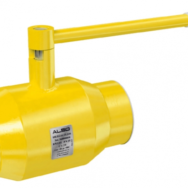 Кран ALSO GAS KШ.П.GAS DN 15-300 PN 16-40 приварка/приварка (редуцированный)