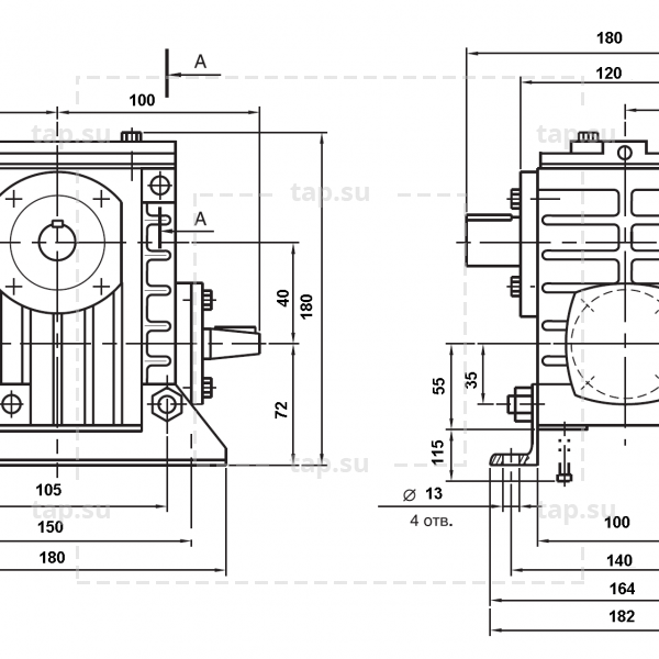 Редуктор 2Ч-40-20-56-К-Ц